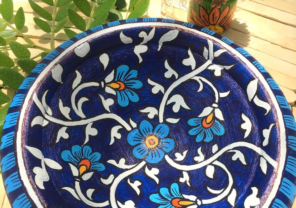 blue pottery